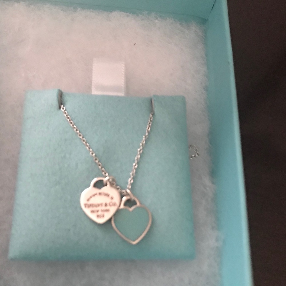 Return To Tiffany Double Heart Mini Chain